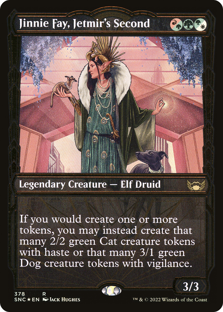 Jinnie Fay, Jetmir's Second (Showcase Golden Age Gilded Foil) [Streets of New Capenna] | Grognard Games