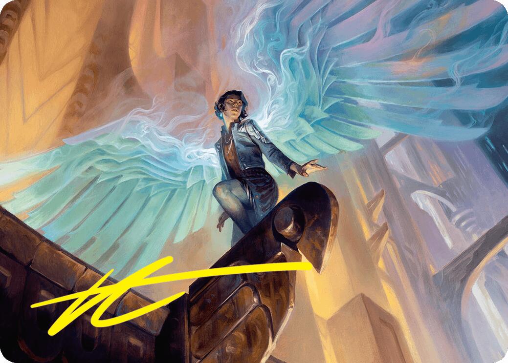Giada, Font of Hope Art Card (20/54) (Gold-Stamped Signature) [Foundations Art Series] | Grognard Games