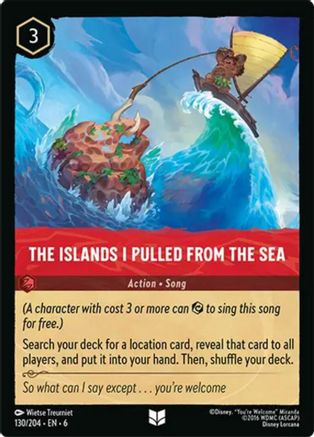 The Islands I Pulled From The Sea (130/204) [Azurite Sea] | Grognard Games