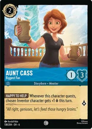 Aunt Cass - Biggest Fan (138/204) [Azurite Sea] | Grognard Games