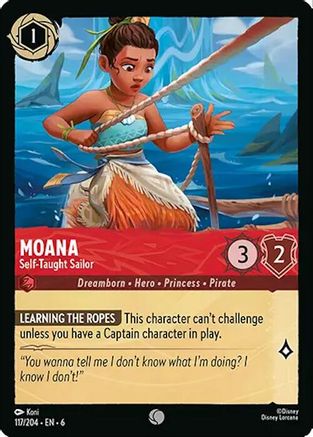 Moana - Self-Taught Sailor (117/204) [Azurite Sea] | Grognard Games
