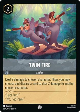 Twin Fire (197/204) [Azurite Sea] | Grognard Games