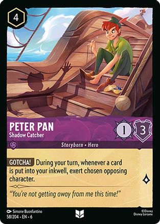 Peter Pan - Shadow Catcher (58/204) [Azurite Sea] | Grognard Games