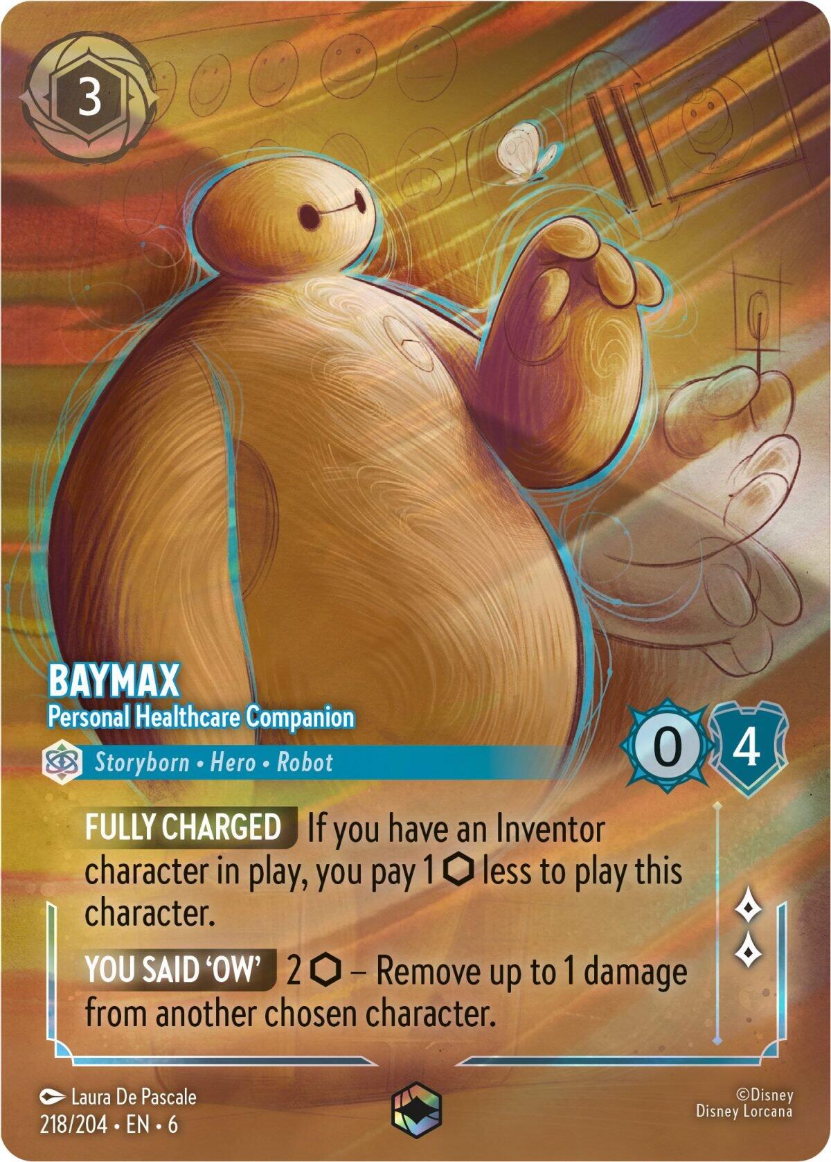 Baymax - Personal Healthcare Companion (Enchanted) (218/204) [Azurite Sea] | Grognard Games