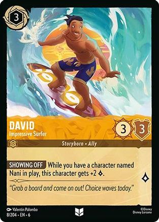 David - Impressive Surfer (8/204) [Azurite Sea] | Grognard Games