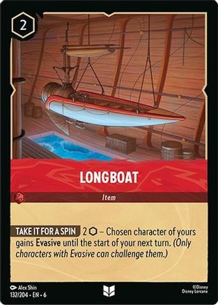 Longboat (132/204) [Azurite Sea] | Grognard Games