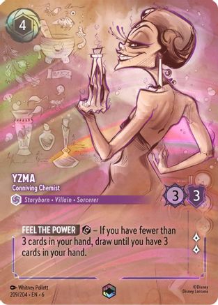 Yzma - Conniving Chemist (Enchanted) (209/204) [Azurite Sea] | Grognard Games