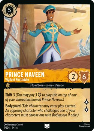 Prince Naveen - Vigilant First Mate (9/204) [Azurite Sea] | Grognard Games