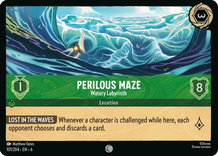 Perilous Maze - Watery Labyrinth (101/204) [Azurite Sea] | Grognard Games