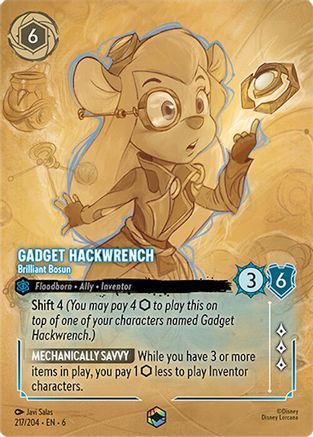 Gadget Hackwrench - Brilliant Bosun (Enchanted) (217/204) [Azurite Sea] | Grognard Games