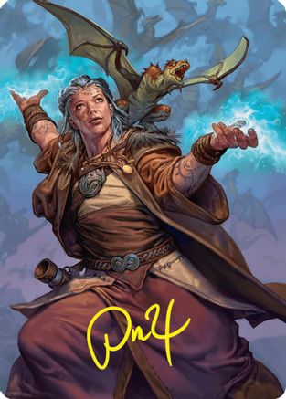 Drake Hatcher 2 Art Card (29/54) (Gold-Stamped Signature) (ASFDN-029) - Art Series: Foundations | Grognard Games