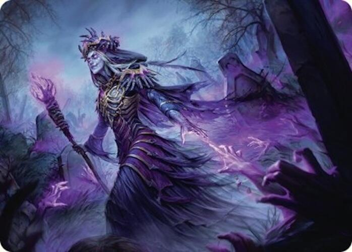 Zul Ashur, Lich Lord Art Card (10/54) [Foundations Art Series] | Grognard Games