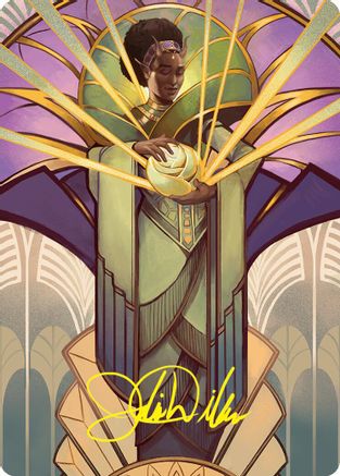 Bloom Tender Art Card (54/54) (Gold-Stamped Signature) (ASFDN-054) - Art Series: Foundations | Grognard Games