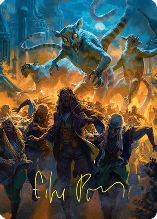 Preposterous Proportions Art Card (43/54) (Gold-Stamped Signature) (ASFDN-043) - Art Series: Foundations | Grognard Games