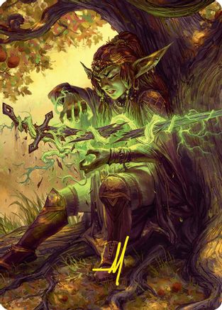 Reclamation Sage Art Card (45/54) (Gold-Stamped Signature) (ASFDN-045) - Art Series: Foundations | Grognard Games