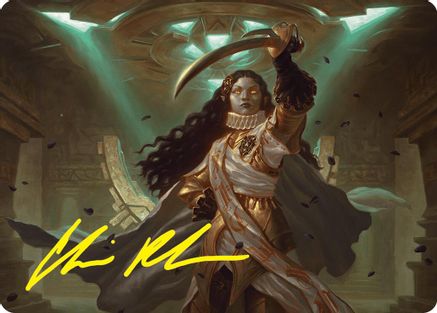 Elenda, Saint of Dusk Art Card (15/54) (Gold-Stamped Signature) (ASFDN-015) - Art Series: Foundations | Grognard Games