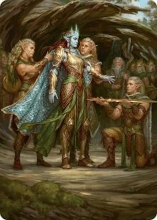 Lathril, Blade of the Elves Art Card (48/54) (ASFDN-048) - Art Series: Foundations | Grognard Games