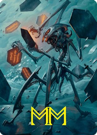 Scrawling Crawler Art Card (50/54) (Gold-Stamped Signature) (ASFDN-050) - Art Series: Foundations | Grognard Games