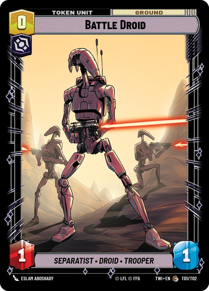 Battle Droid // Clone Trooper (T01 // T02) [Twilight of the Republic] | Grognard Games