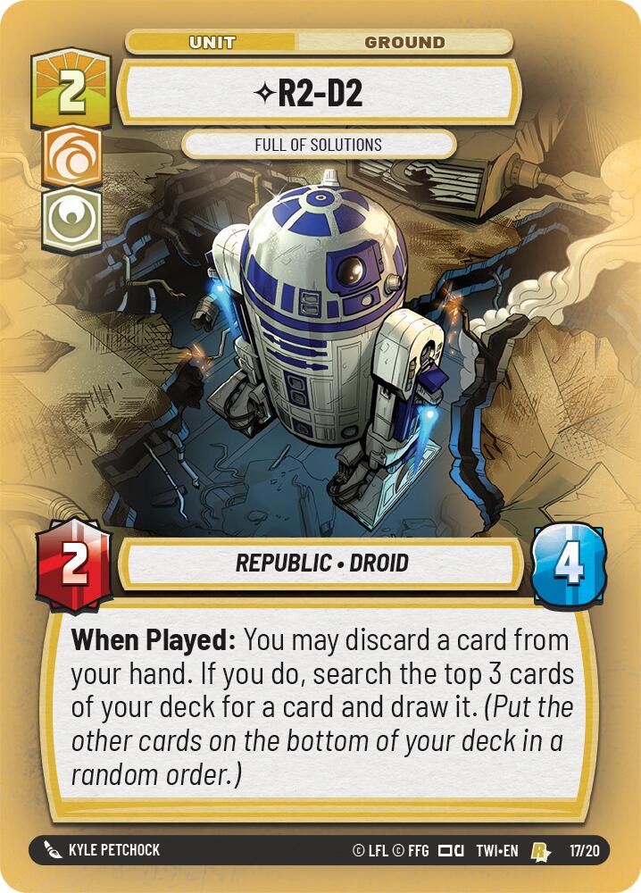 R2-D2 - Full of Solutions (193/257) [Twilight of the Republic: Weekly Play] | Grognard Games