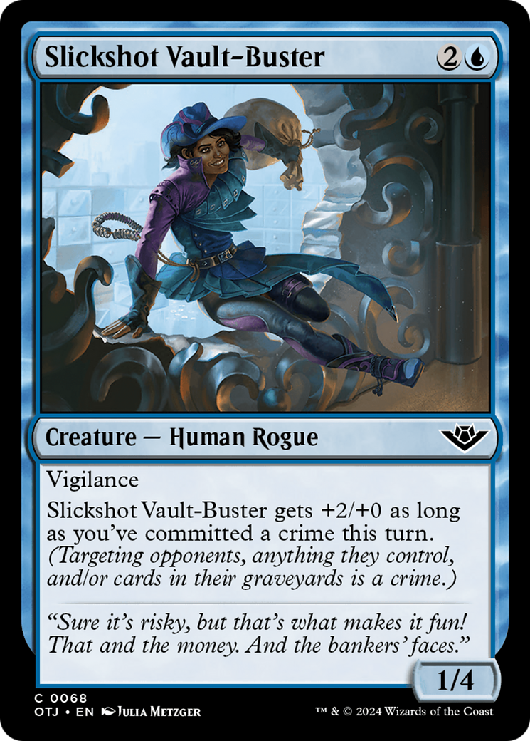 Slickshot Vault-Buster (OTJ-068) - Outlaws of Thunder Junction Foil | Grognard Games