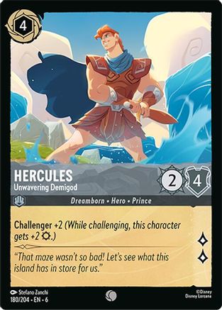 Hercules - Unwavering Demigod (180/204) [Azurite Sea] | Grognard Games