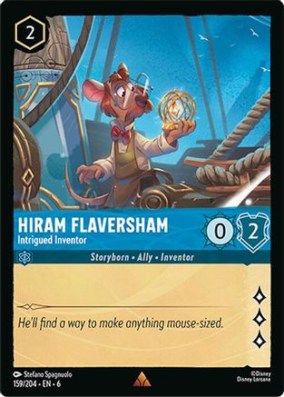 Hiram Flaversham - Intrigued Inventor (159/204) [Azurite Sea] | Grognard Games
