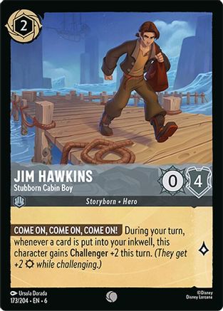 Jim Hawkins - Stubborn Cabin Boy (173/204) [Azurite Sea] | Grognard Games