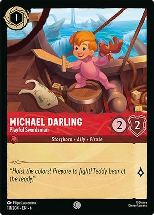 Michael Darling - Playful Swordsman (111/204) [Azurite Sea] | Grognard Games