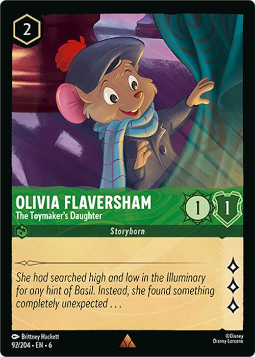 Olivia Flaversham - The Toymaker's Daughter (92/204) [Azurite Sea] | Grognard Games