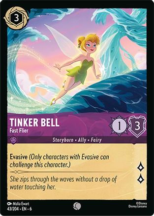 Tinker Bell - Fast Flier (43/204) [Azurite Sea] | Grognard Games