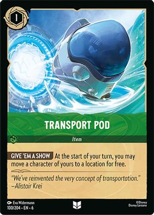 Transport Pod (100/204) [Azurite Sea] | Grognard Games