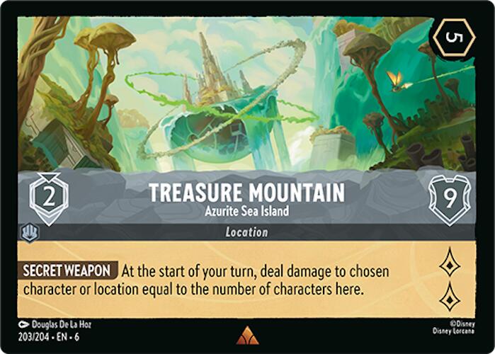 Treasure Mountain - Azurite Sea Island (203/204) [Azurite Sea] | Grognard Games