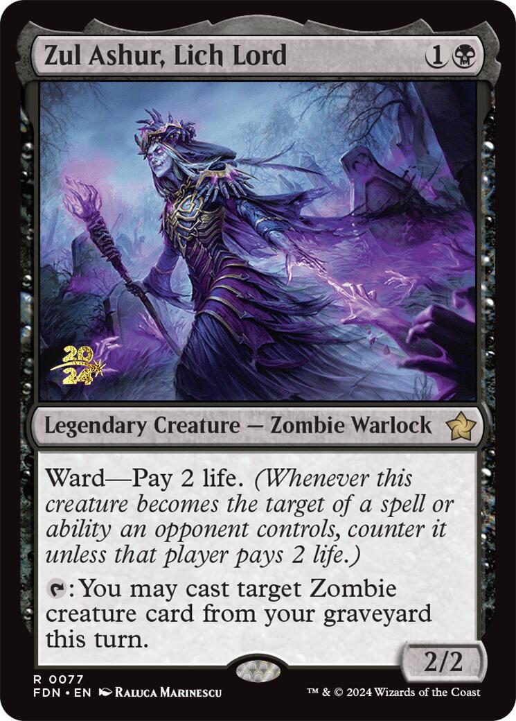 Zul Ashur, Lich Lord [Foundations Prerelease Promos] | Grognard Games