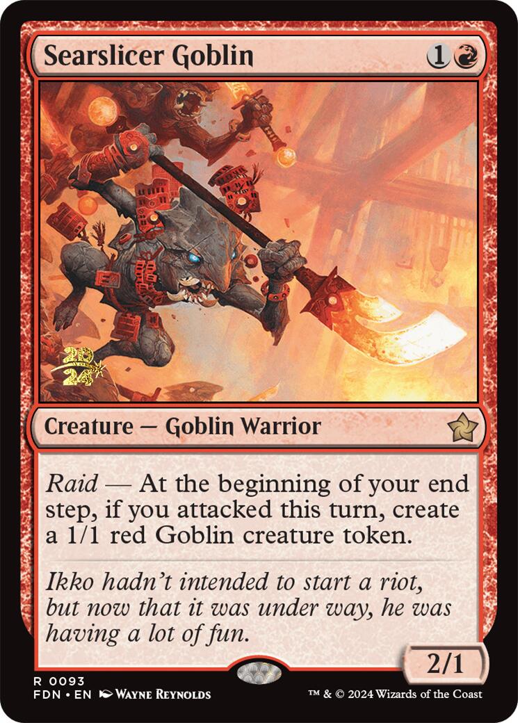 Searslicer Goblin [Foundations Prerelease Promos] | Grognard Games