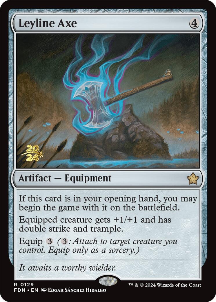 Leyline Axe [Foundations Prerelease Promos] | Grognard Games