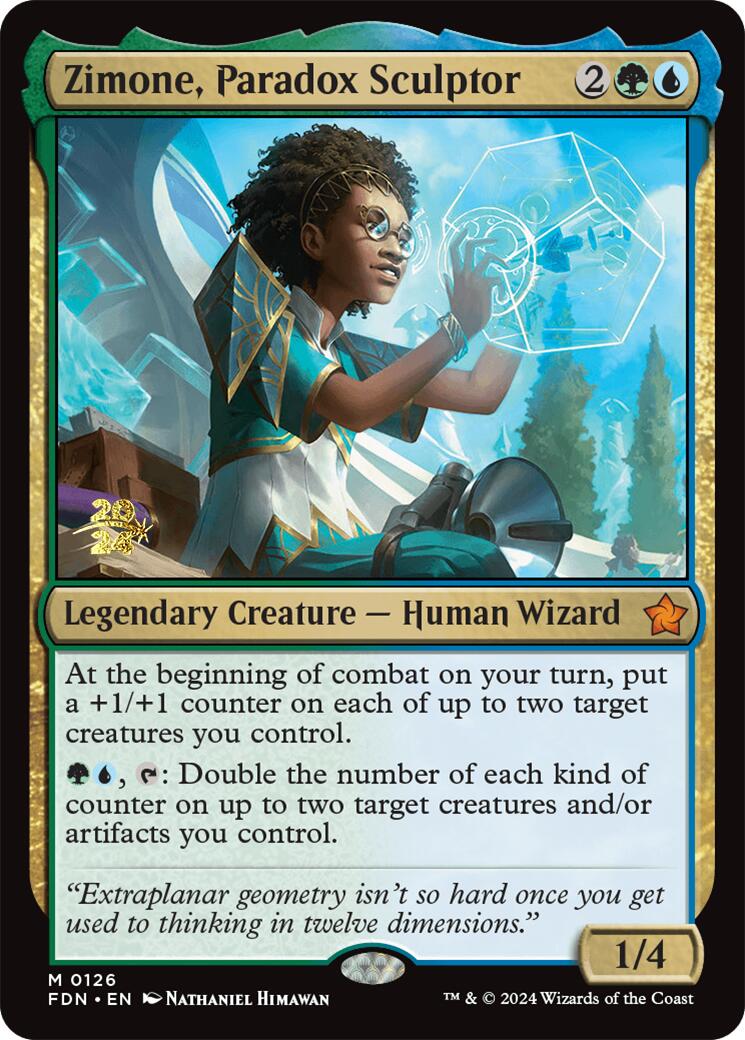 Zimone, Paradox Sculptor [Foundations Prerelease Promos] | Grognard Games