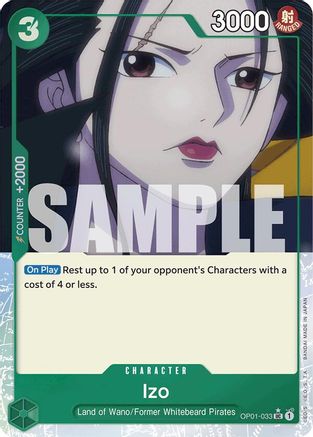 Izo (OP01-033) (Full Art) (OP01-033) - Premium Booster -The Best- Foil | Grognard Games