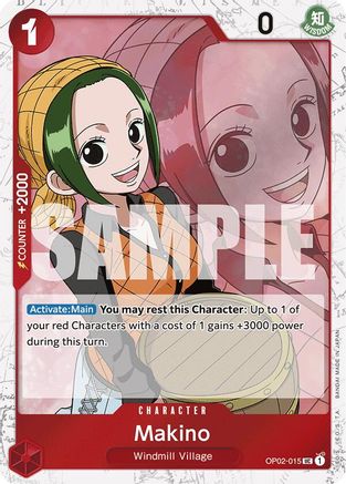 Makino (Jolly Roger Foil) (OP02-015) - Premium Booster -The Best- Foil | Grognard Games