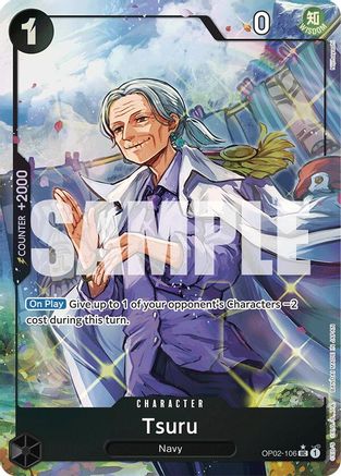 Tsuru (Full Art) (OP02-106) - Premium Booster -The Best- Foil | Grognard Games