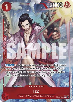 Izo (OP03-003) (Full Art) (OP03-003) - Premium Booster -The Best- Foil | Grognard Games