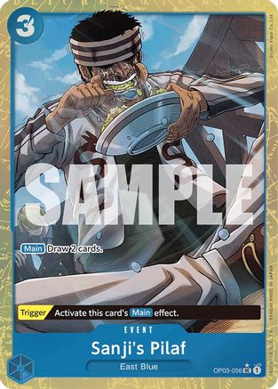 Sanji's Pilaf (Alternate Art) (OP03-056) - Premium Booster -The Best- Foil | Grognard Games