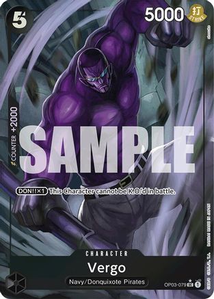 Vergo (Full Art) (OP03-079) - Premium Booster -The Best- Foil | Grognard Games