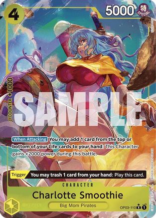 Charlotte Smoothie (Full Art) (OP03-110) - Premium Booster -The Best- Foil | Grognard Games