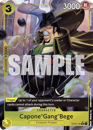 Capone"Gang"Bege (OP04-100) (Full Art) (OP04-100) - Premium Booster -The Best- Foil | Grognard Games