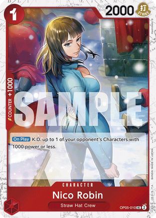Nico Robin (Jolly Roger Foil) (OP05-010) - Premium Booster -The Best- Foil | Grognard Games