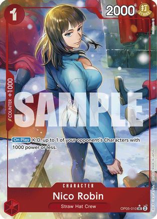 Nico Robin (Full Art) (OP05-010) - Premium Booster -The Best- Foil | Grognard Games