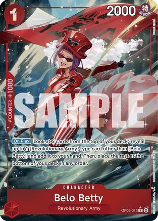 Belo Betty (Full Art) (OP05-015) - Premium Booster -The Best- Foil | Grognard Games