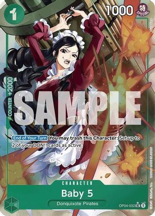 Baby 5 (OP04-032) (Full Art) (OP04-032) - Premium Booster -The Best- Foil | Grognard Games