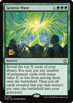 Genesis Wave (PRE-221) - Prerelease Cards Foil | Grognard Games